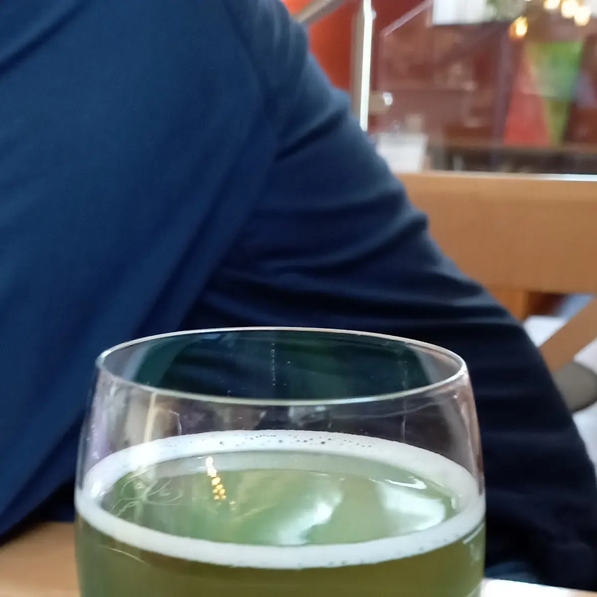 Grüner Spritzer