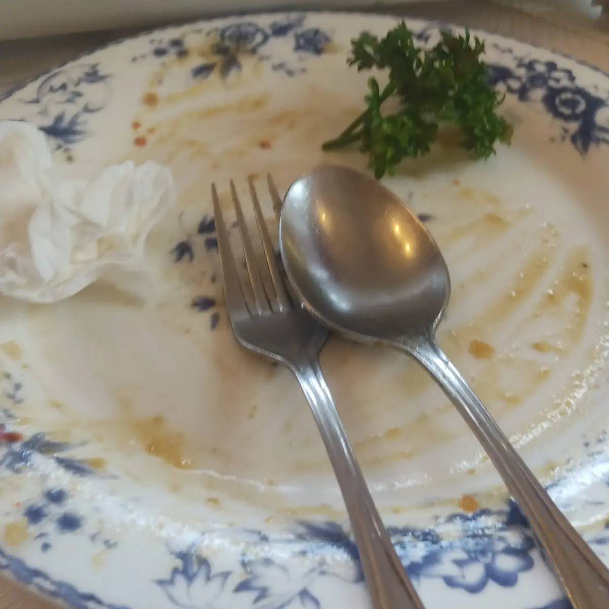 Gebratene Ente Aufgesessen