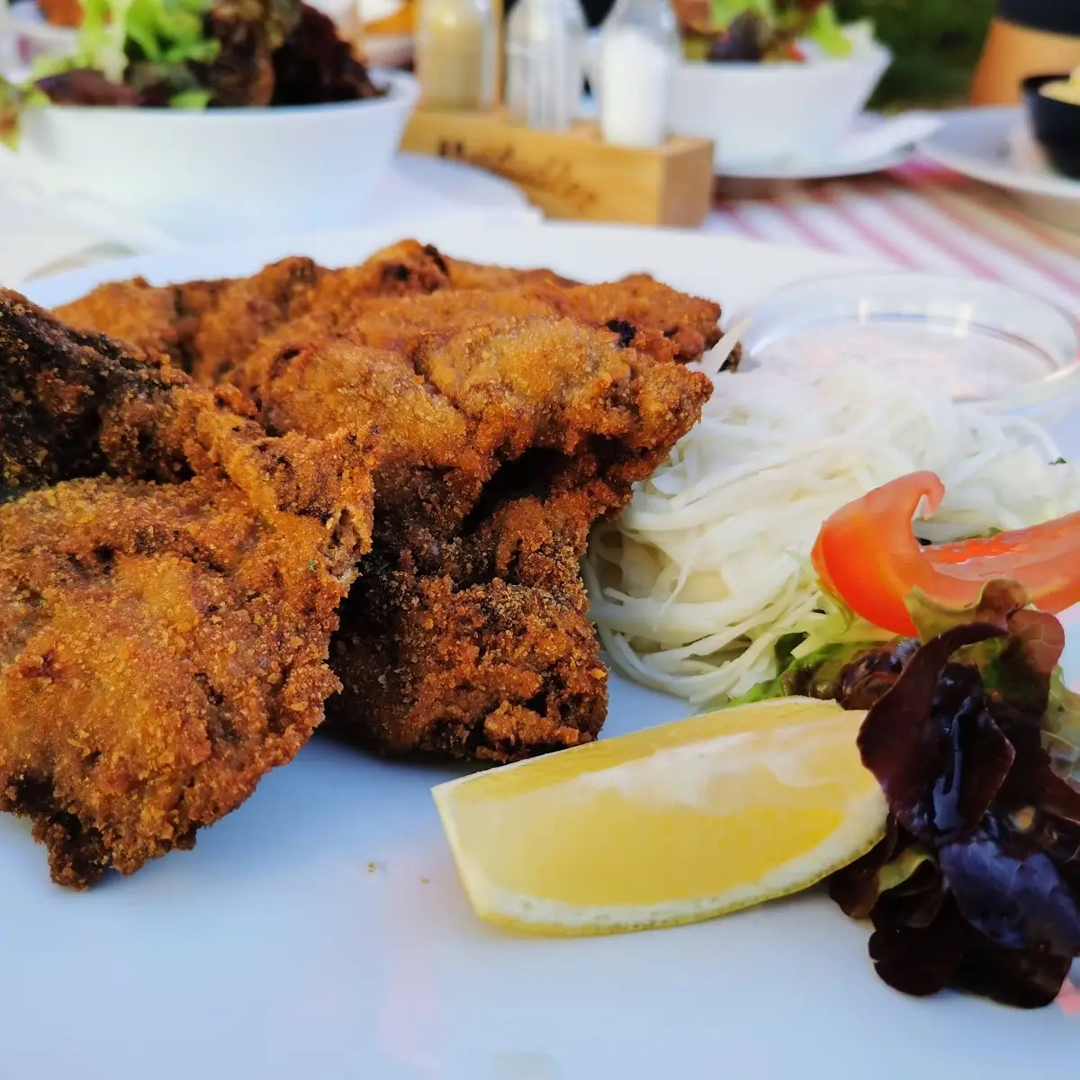Gebackene Schweineleber