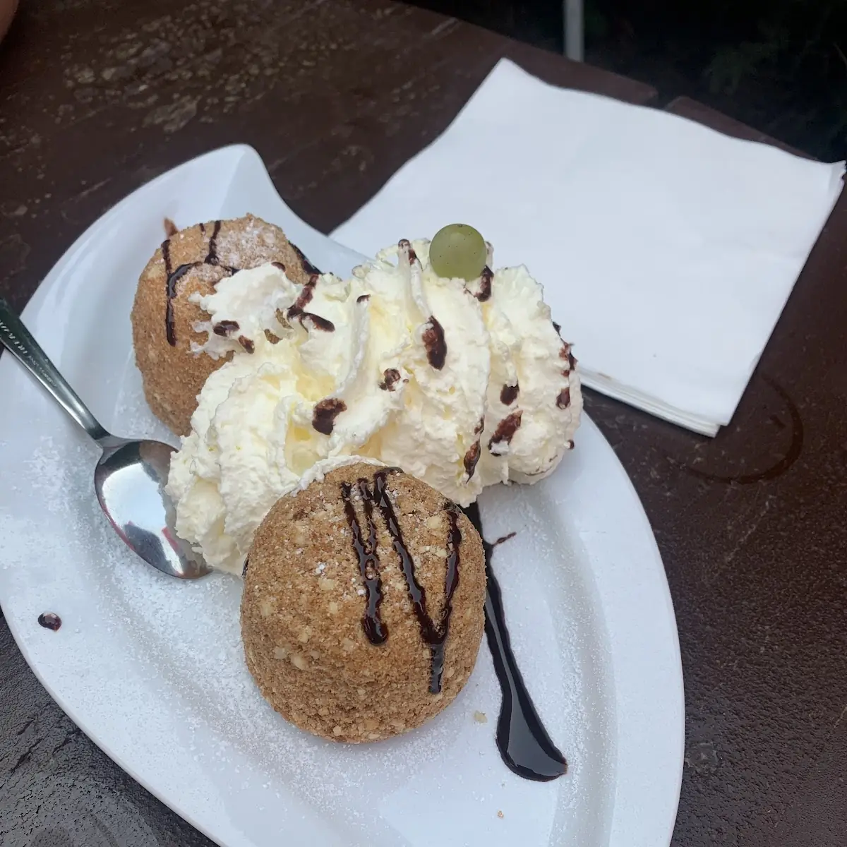 Marillenknödel Eis Als Dessert