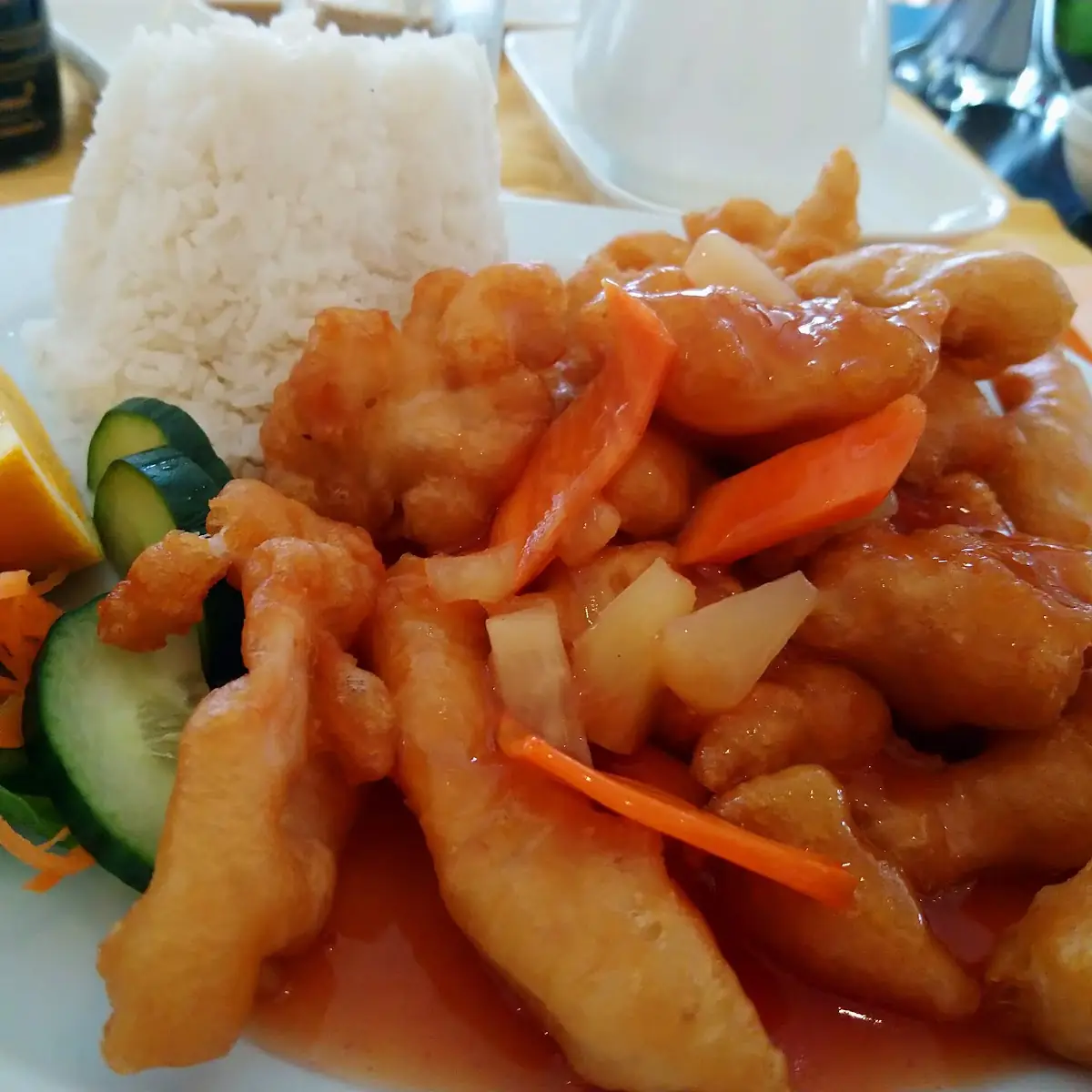 Süßsauer Huhn Süßsauer