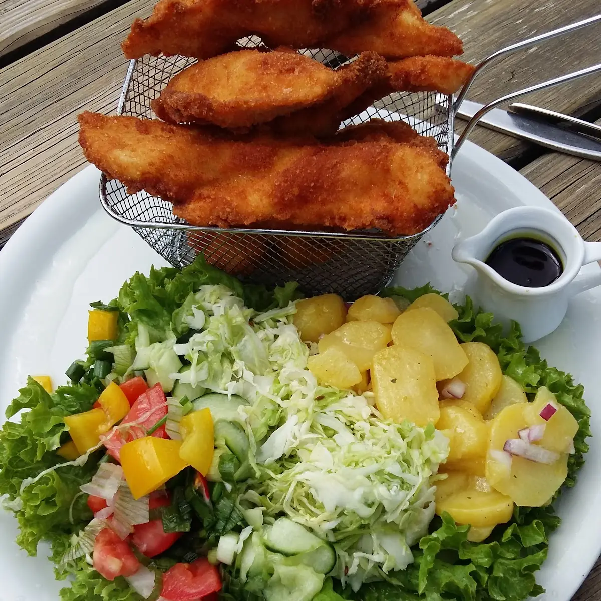Backhendlsalat