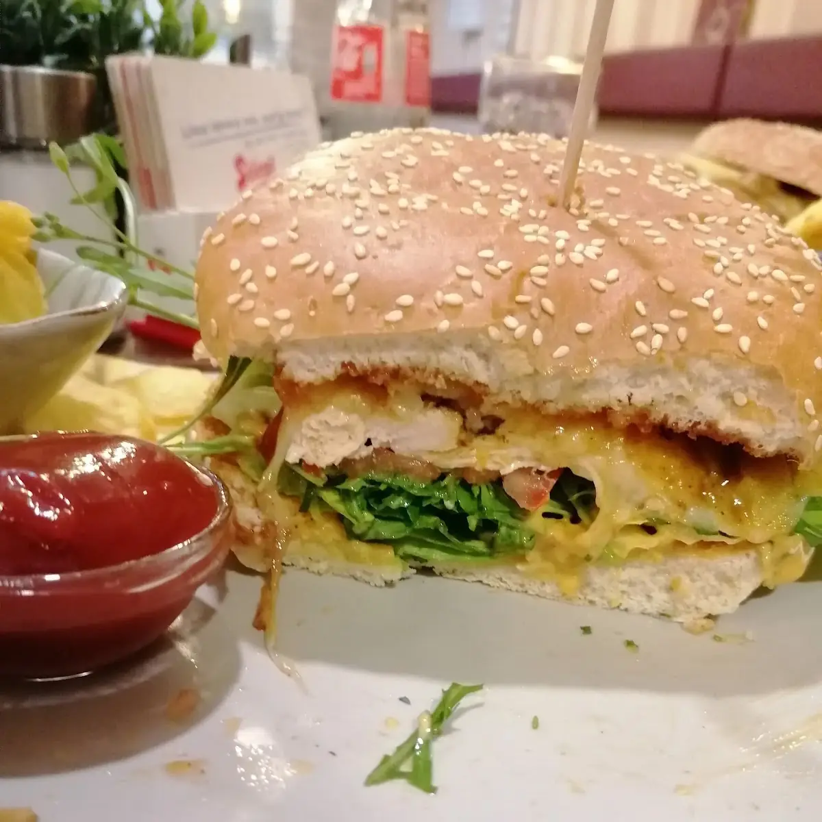 Burger Mit Dip