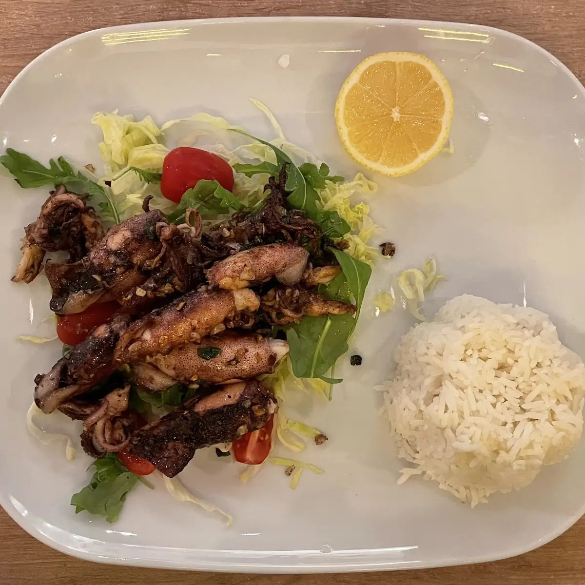 Gegrillte Calamari