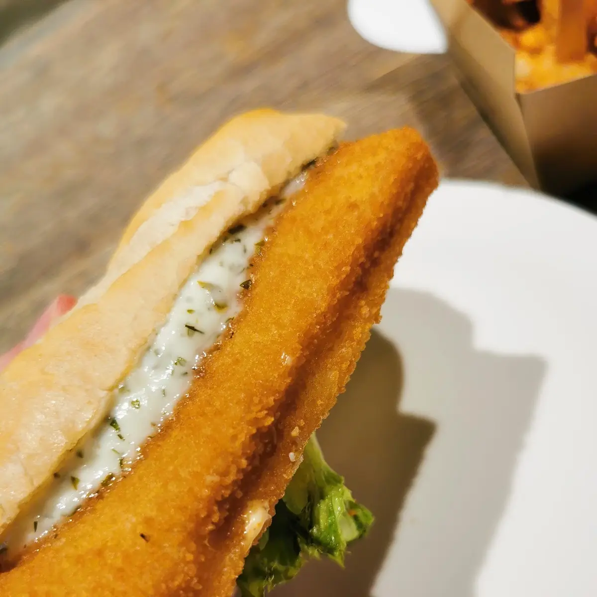 Backfisch-baguette