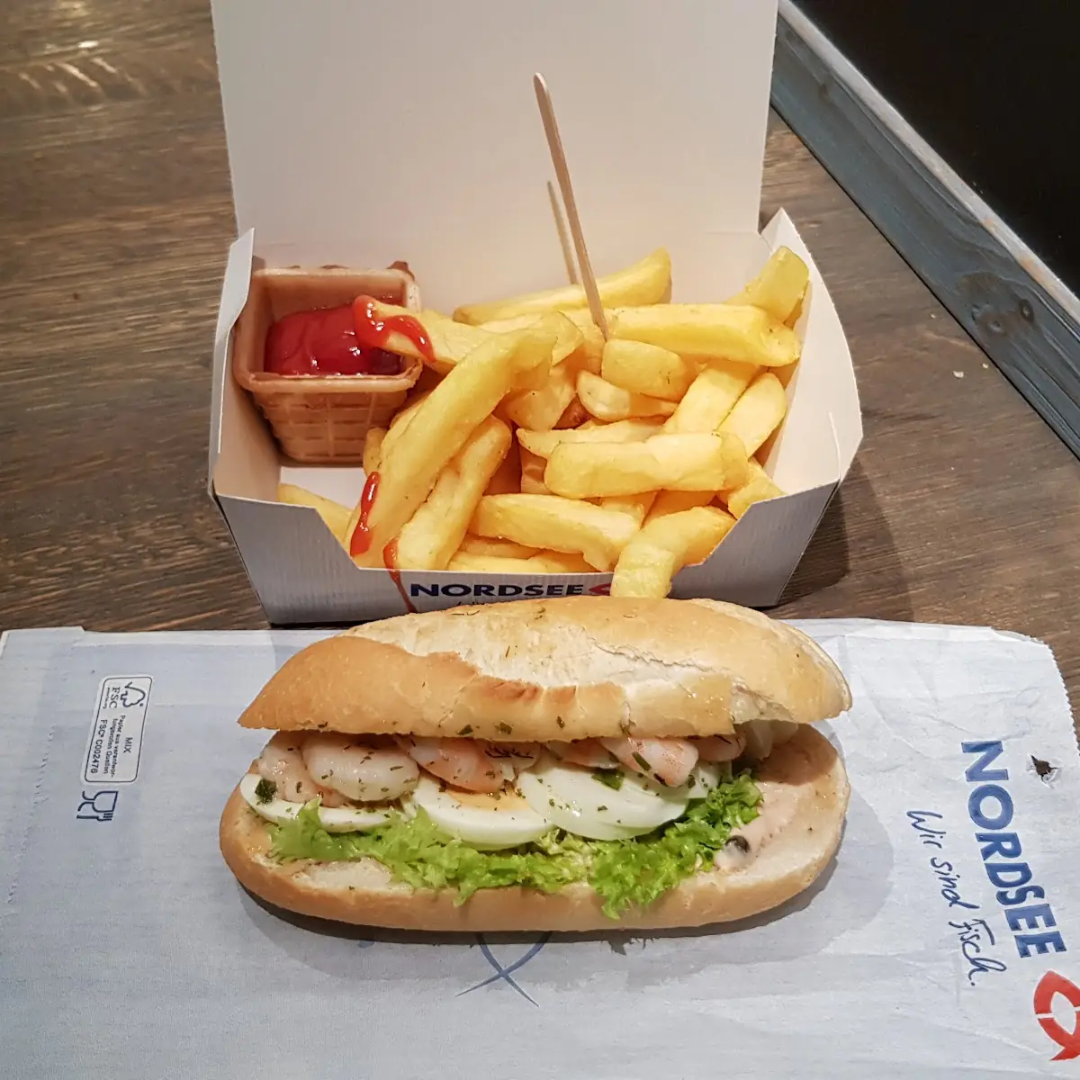 Garnelen Baguette Megafrites Normal