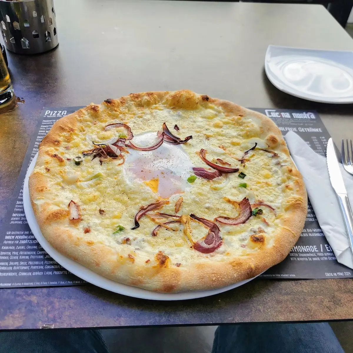Pizza Carbonara
