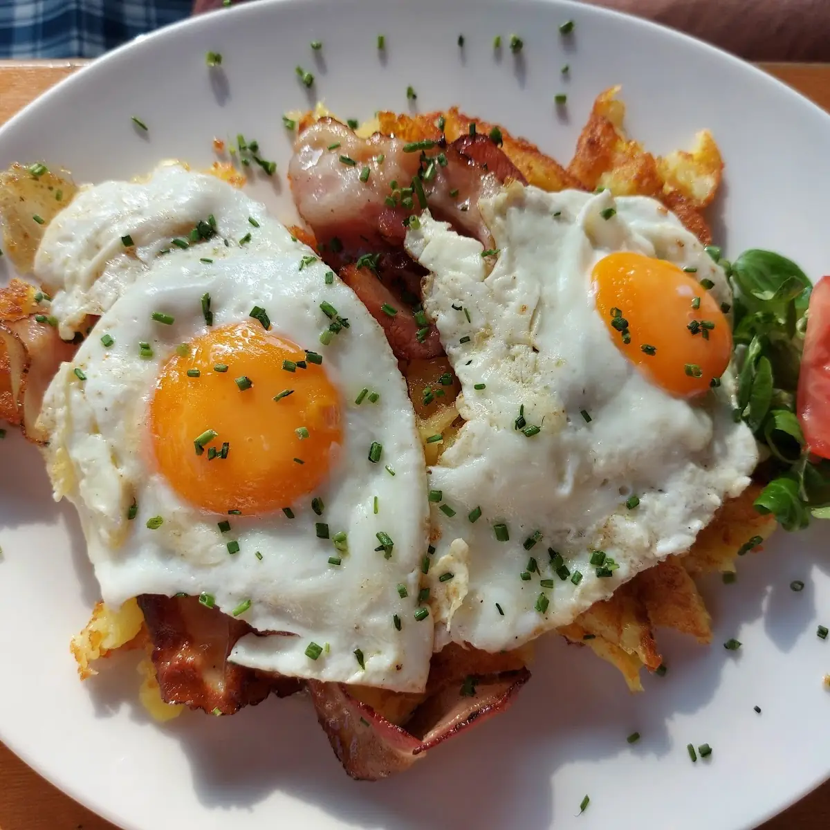 Rösti Mit Speck Und Spiegelei