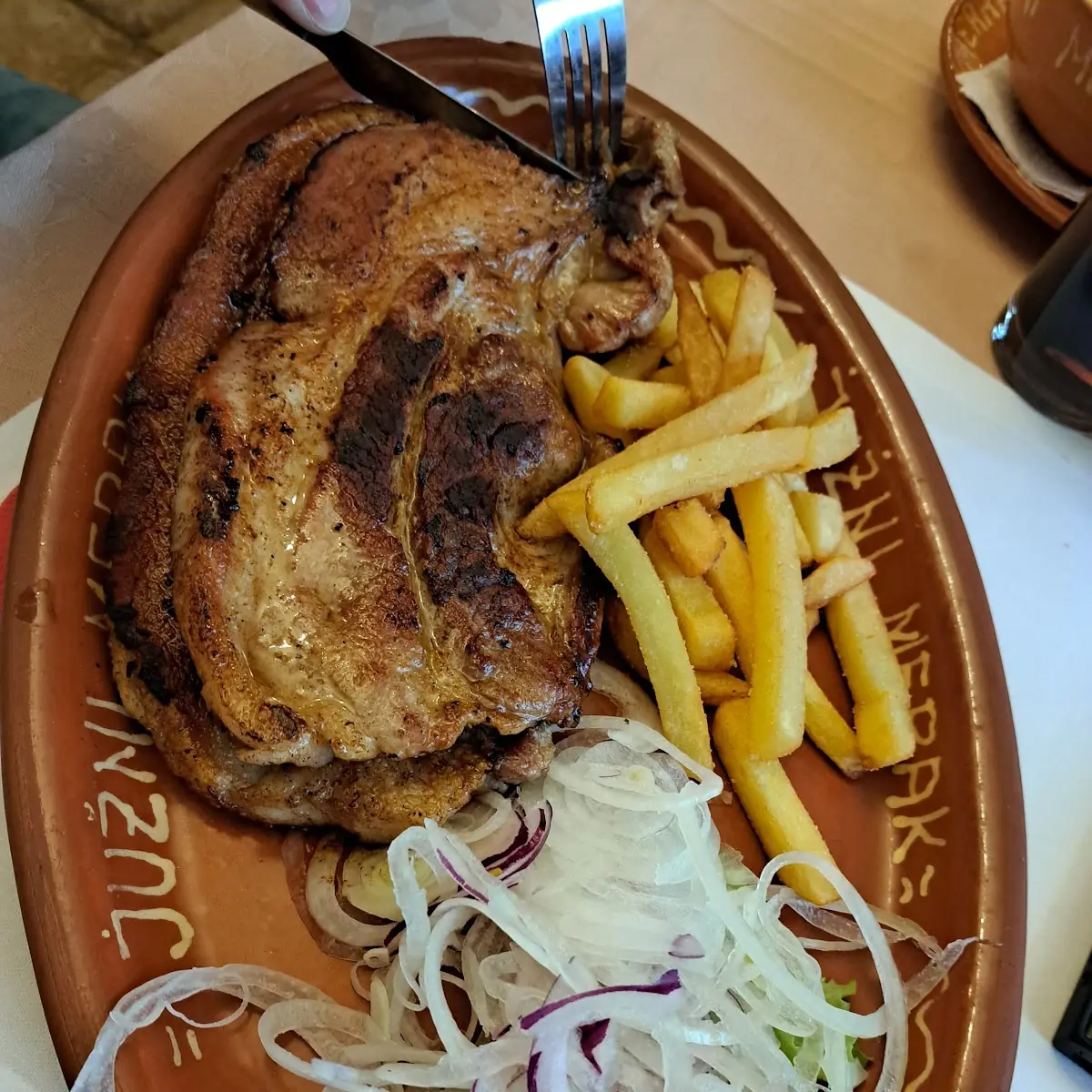 2 Menü Schweine