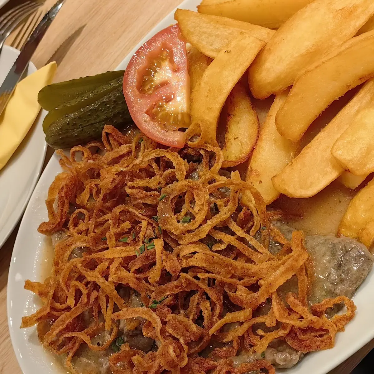 Alt Wiener Zwiebelrostbraten