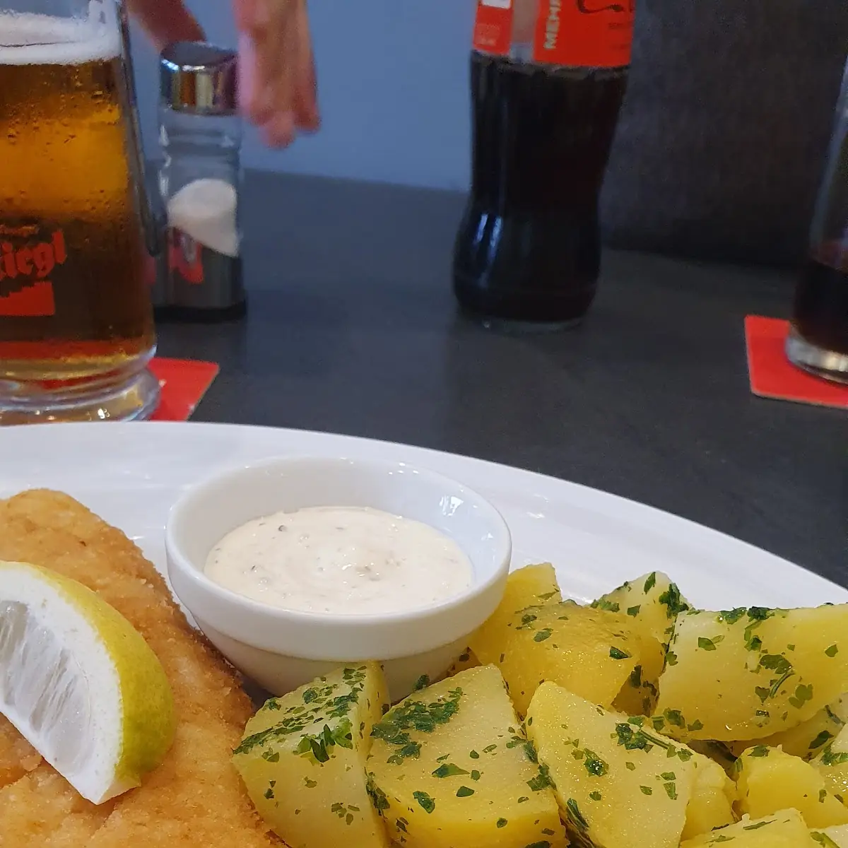 Gebackenes Zanderfilet