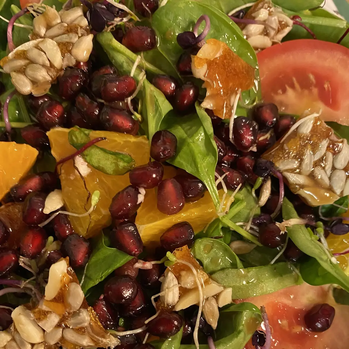 Granatapfel Salat Moment
