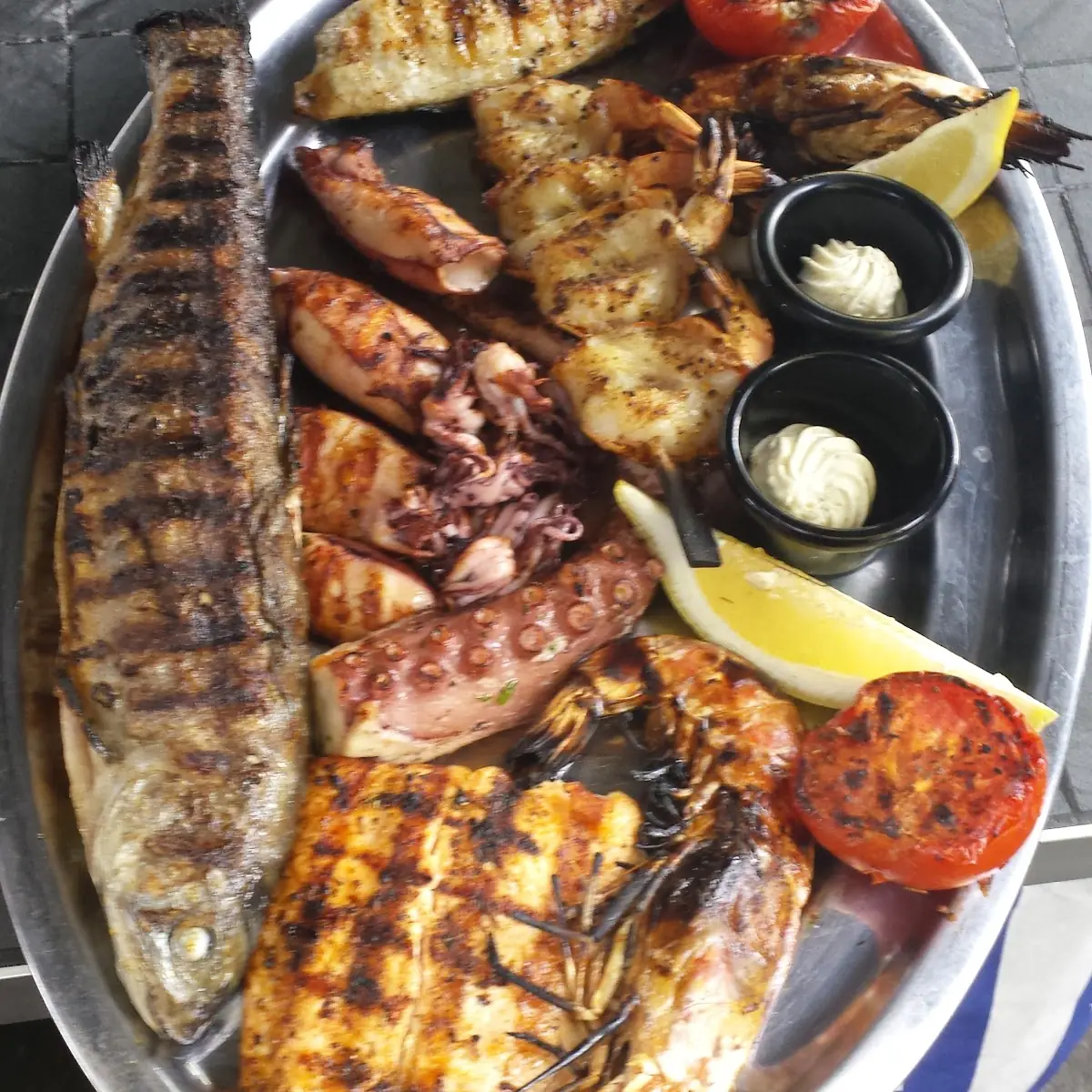 Fischplatte Vom Grill Für 2 Personen