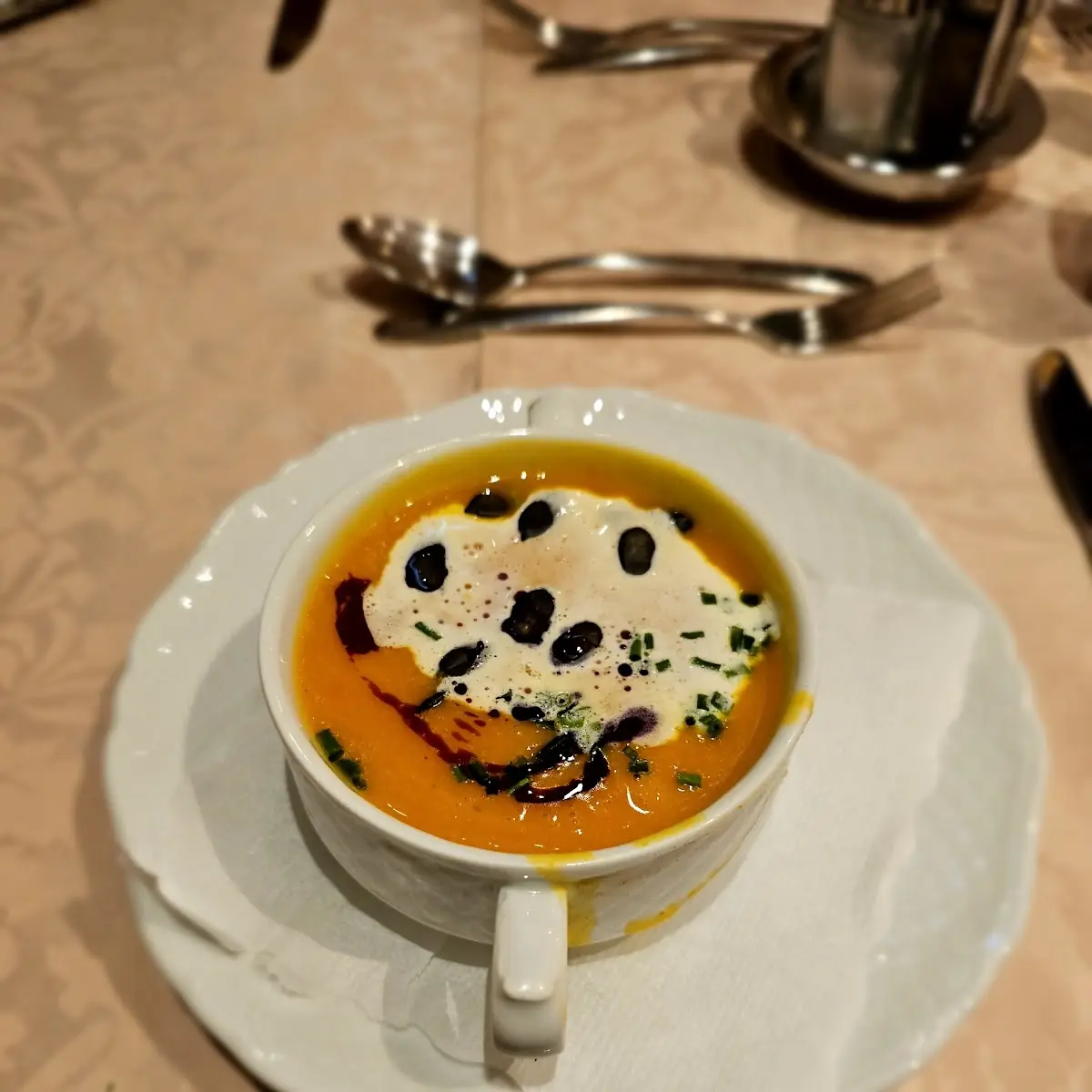 Kürbiscremesuppe