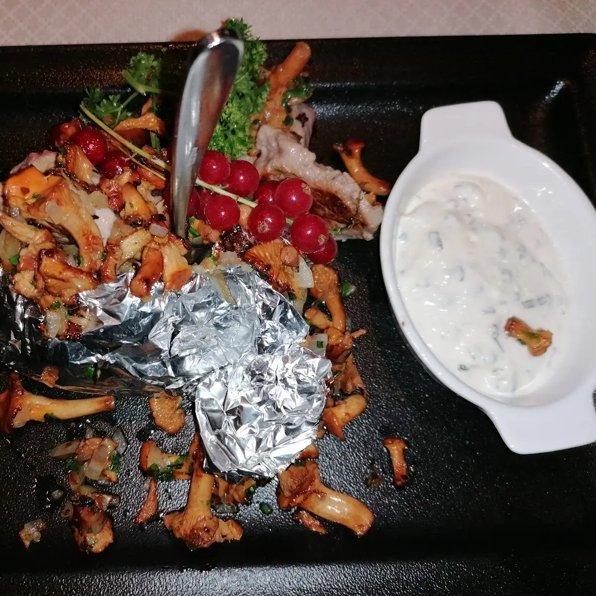 Ofenkartoffel Mit Speck Und Eierschwammerl