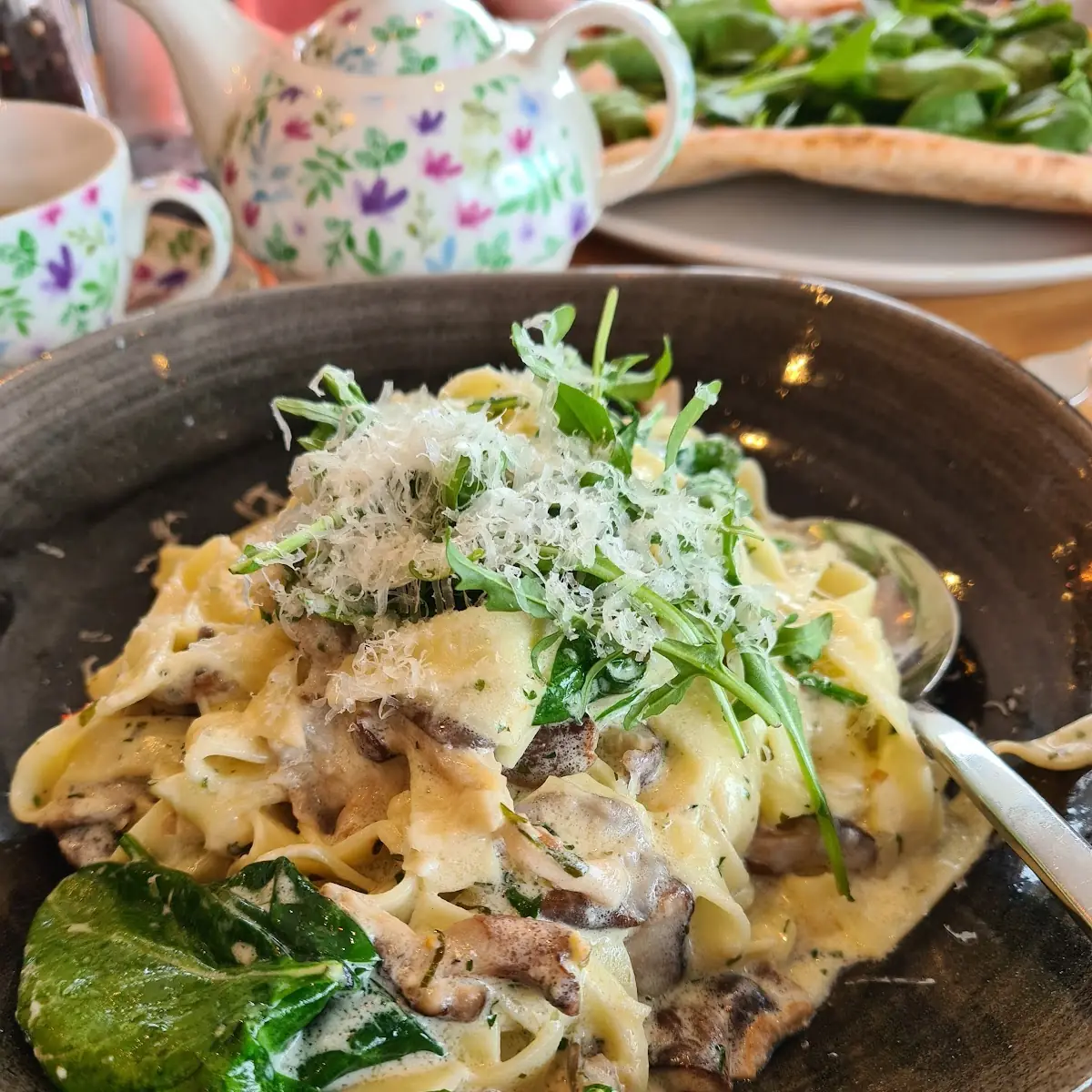 Vegetarische Pasta Mit Shpilzei