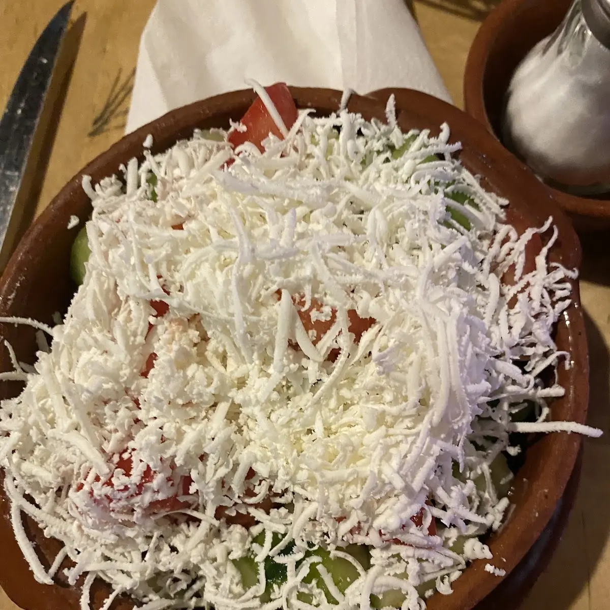 Sopska Salat Mit Käse