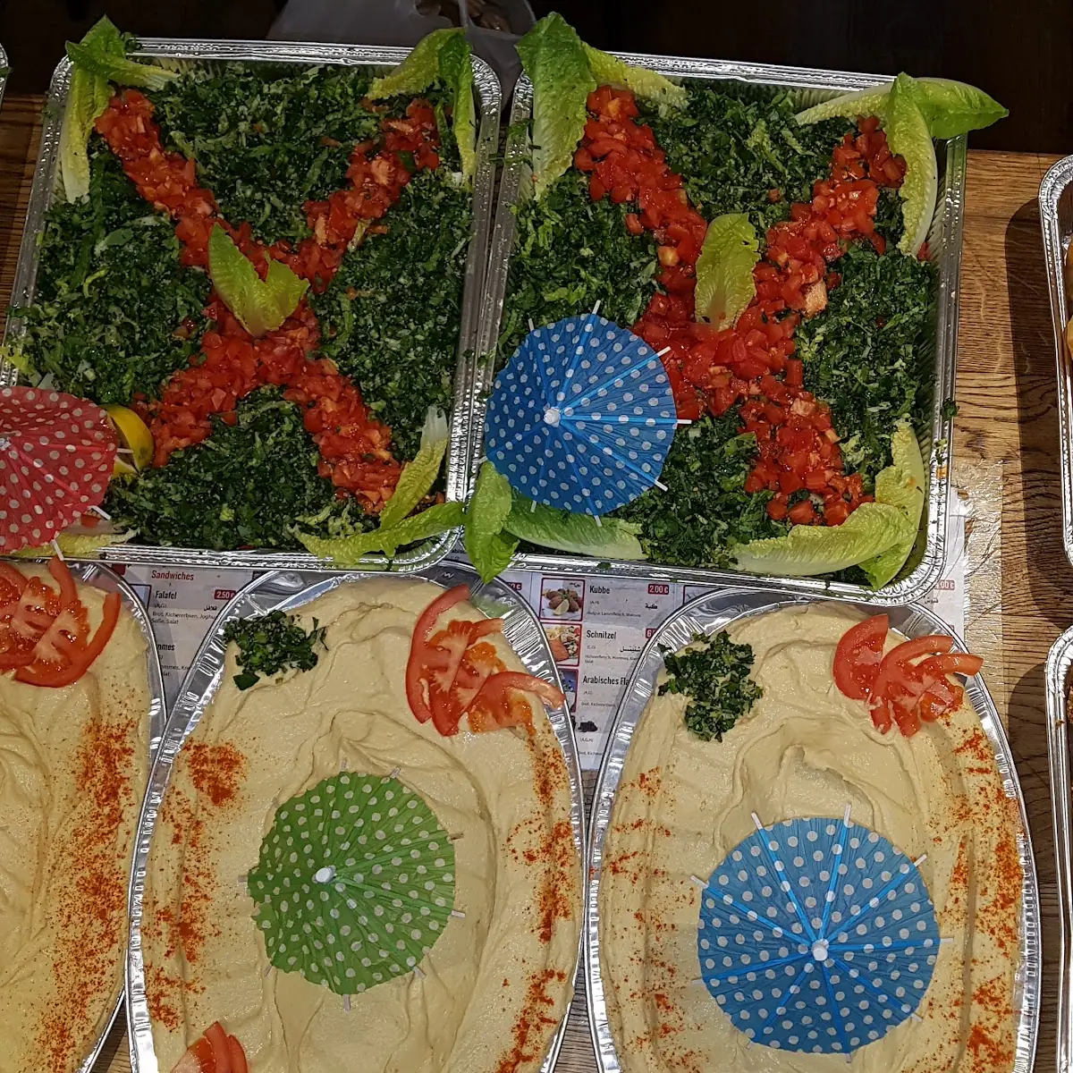 Tabbula Falafel Hummos And Sambusak
