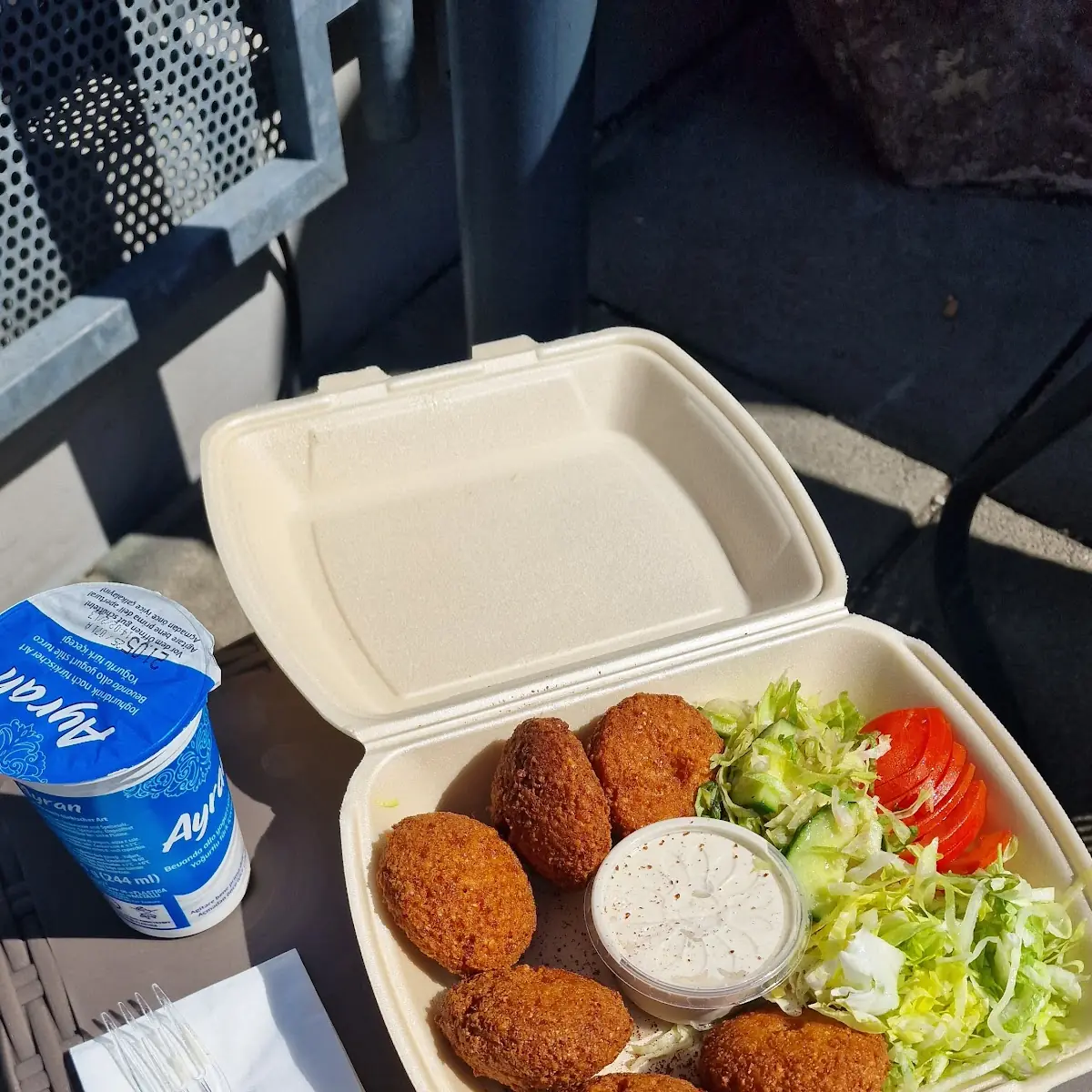 Veganer Falafel Box