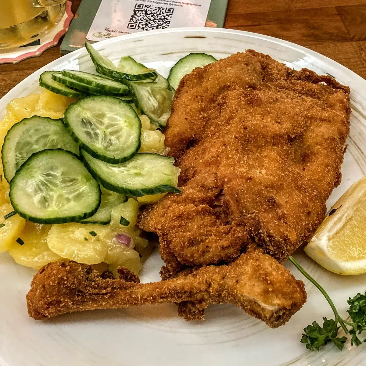 Wiener Schnitzel Erdäpfelsalat
