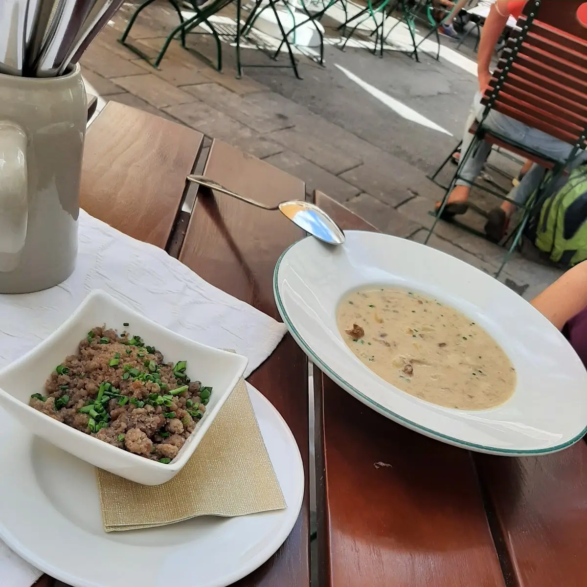Heidensterz Mit Schwammmerlsauce