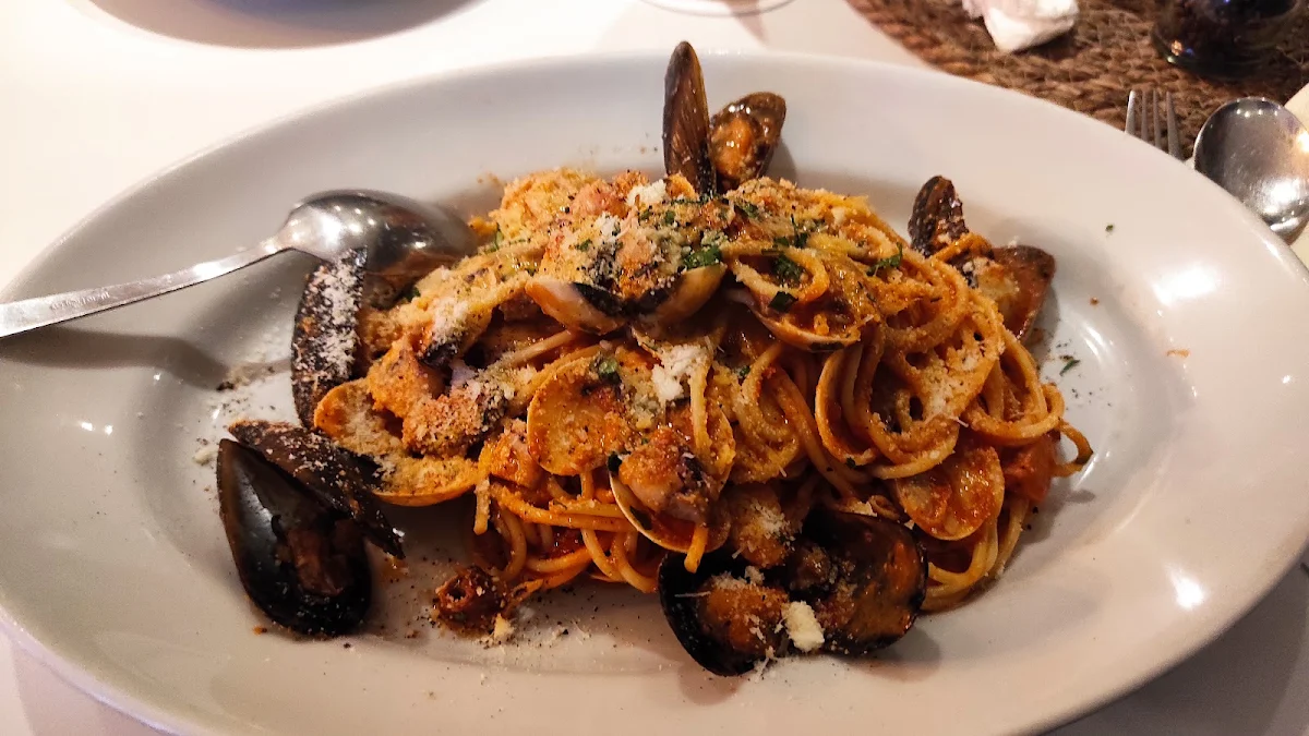 Spagetti Mit Meeresfrüchte