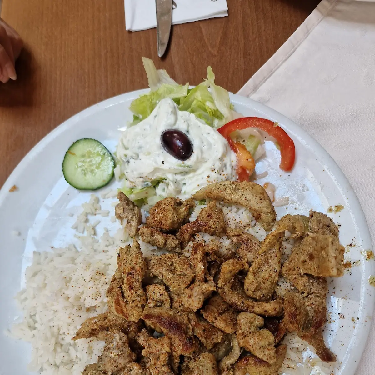 Gyros Mit Reis