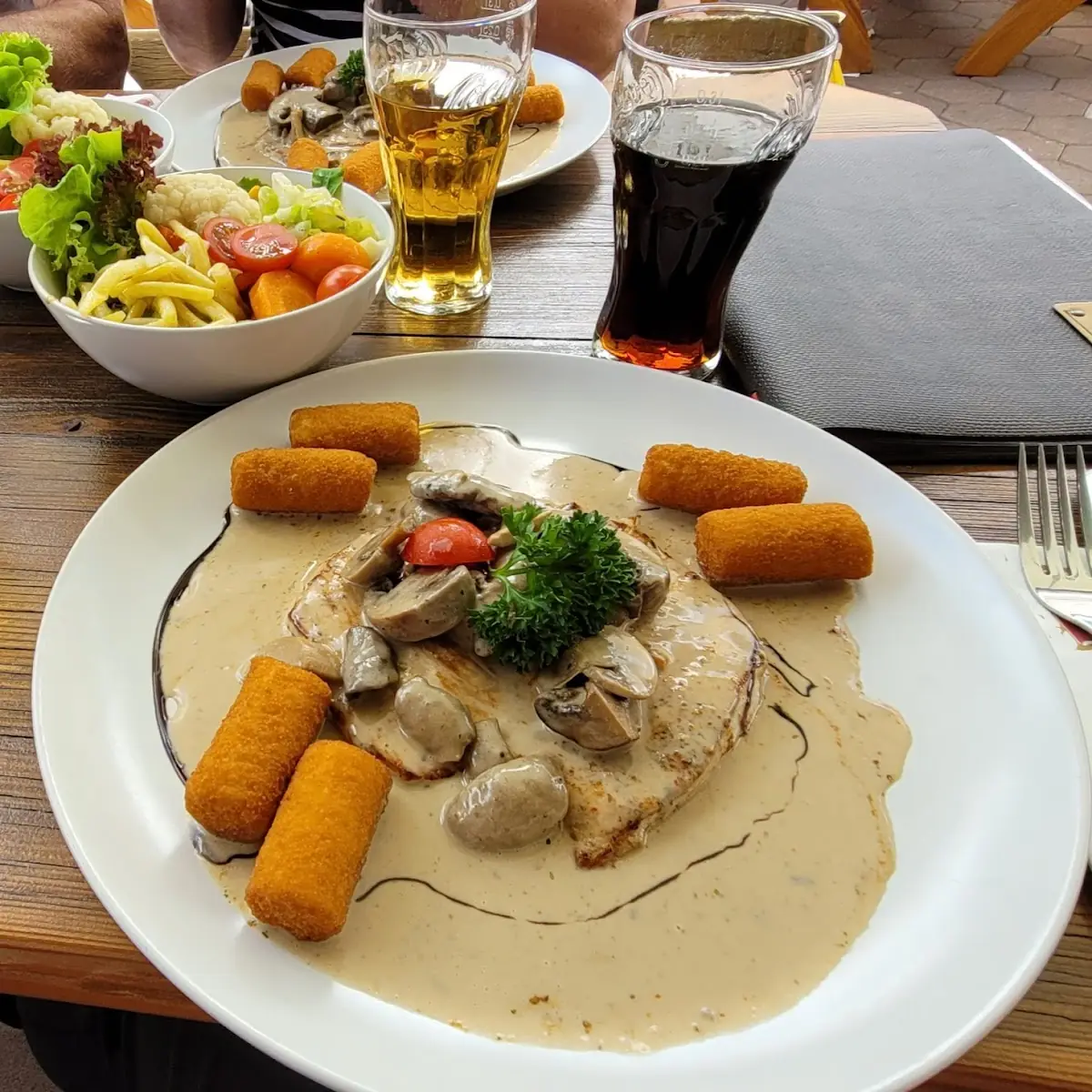 Champignonrahmschnitzel