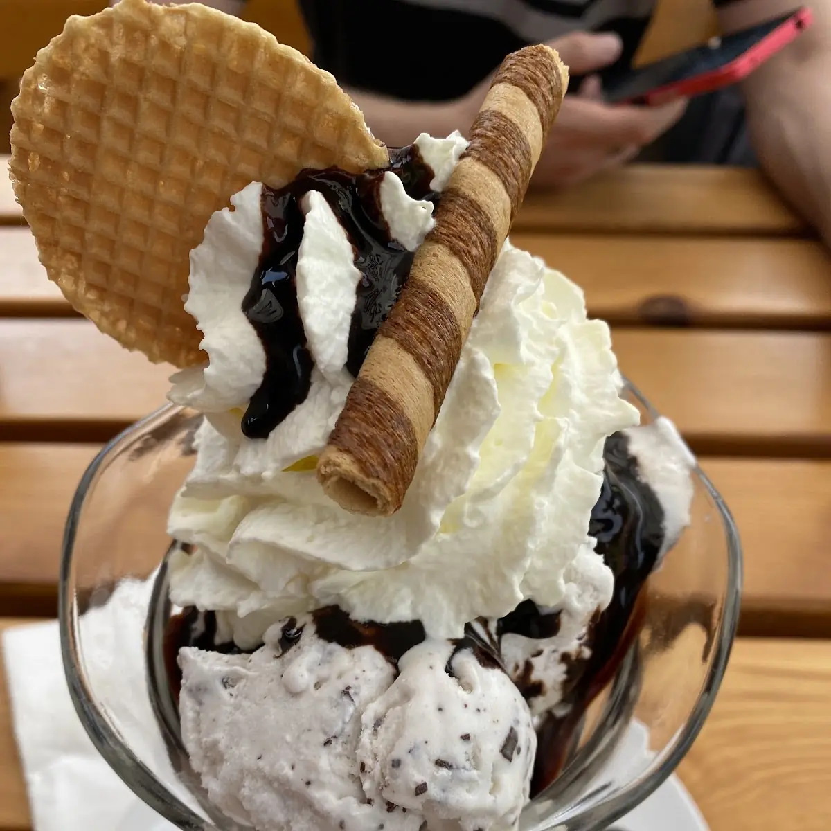 Stracciateller Eisbecher