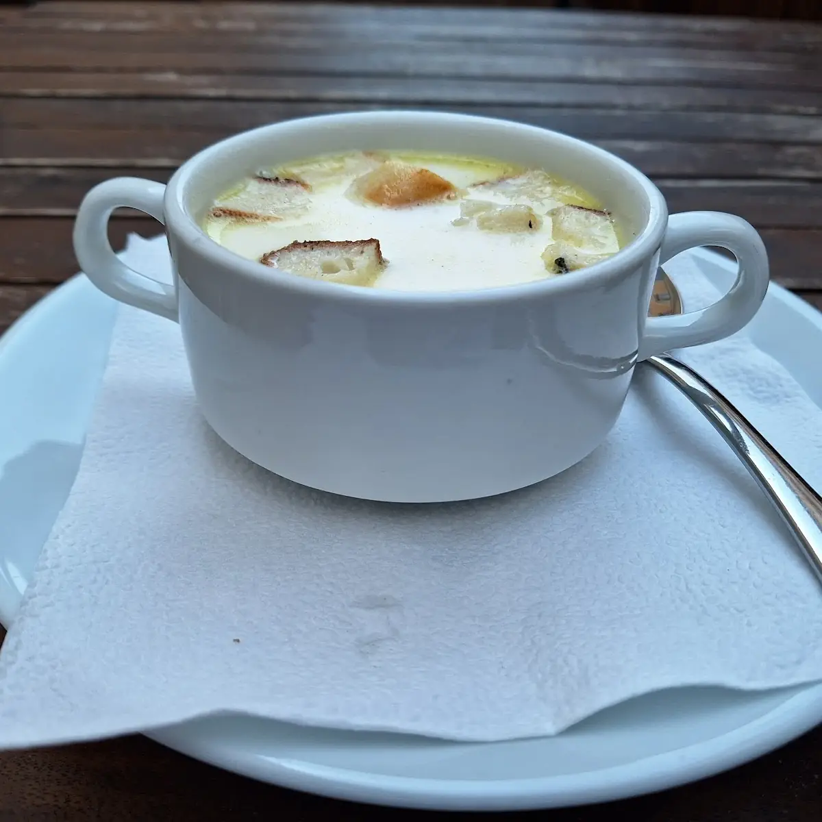 Knoblauchcremesuppe