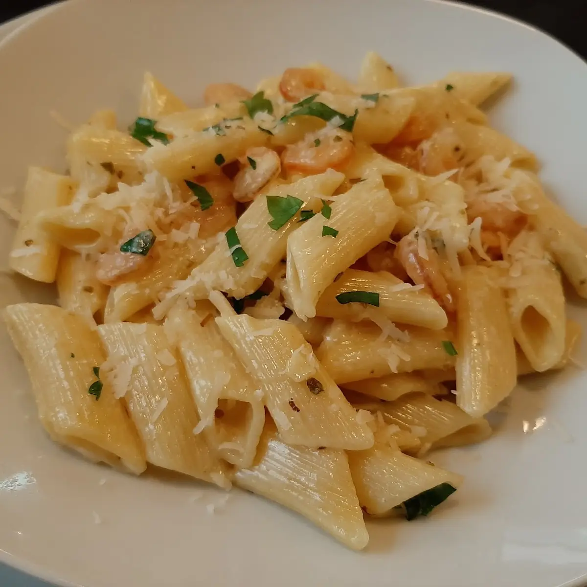 Penne Mit Shrimps