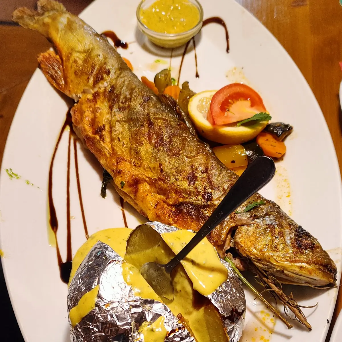 Fisch Ofenkartoffel Ripperl