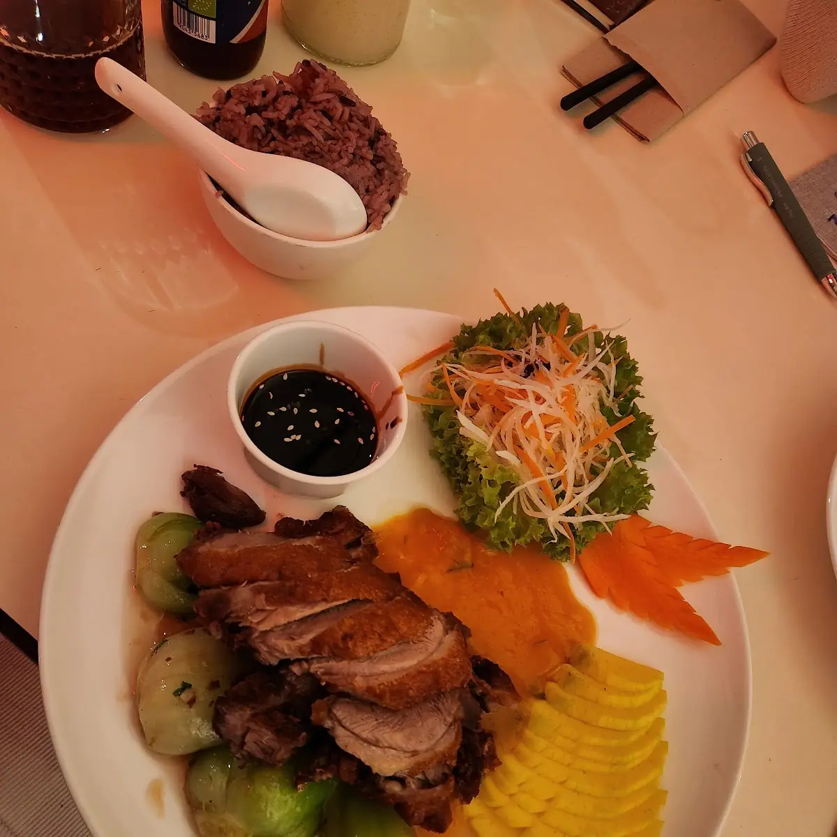 Crispy Duck In Mango Sauce