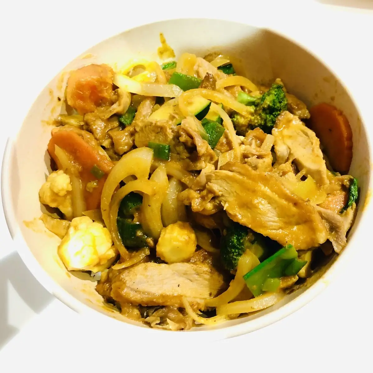 Curry Ente Auf Reis
