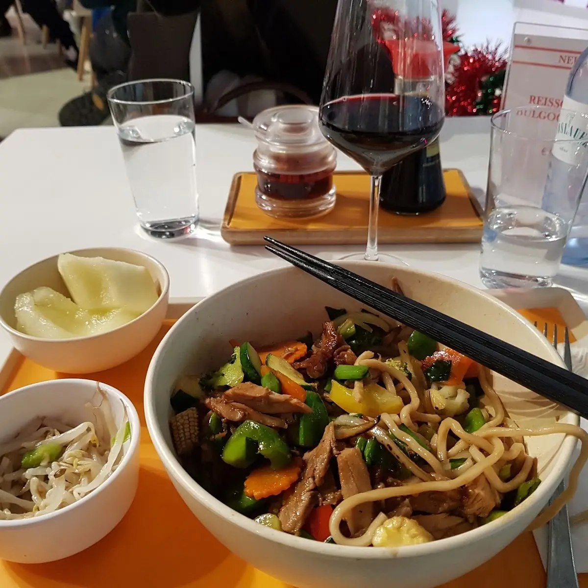 Gebratene Udon Mit Chili-beef