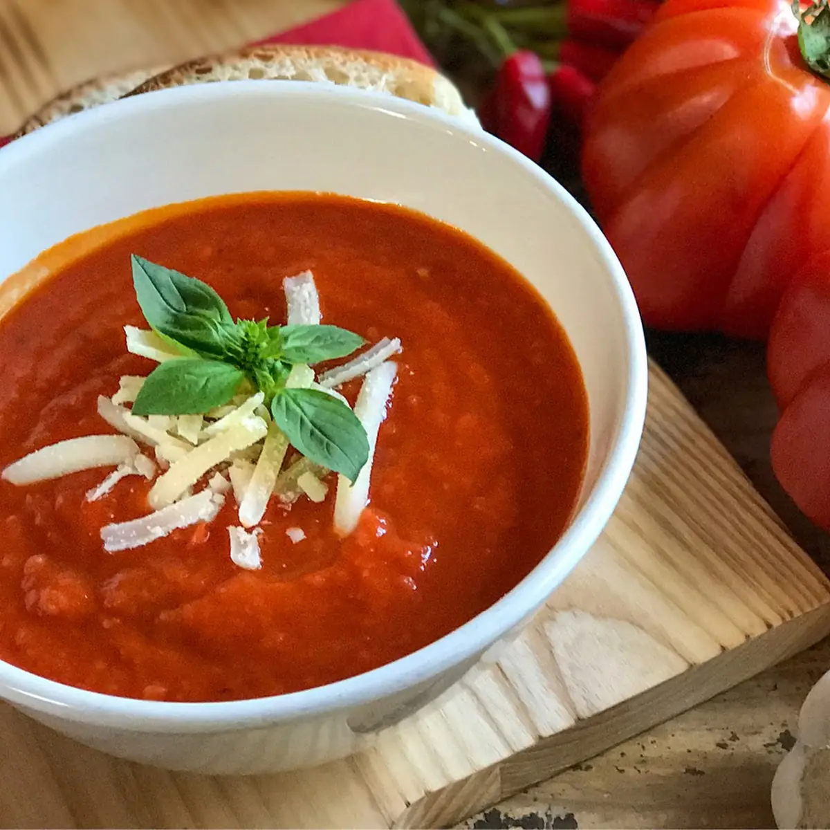 Zuppa Di Pomodoro Con Grana A G L