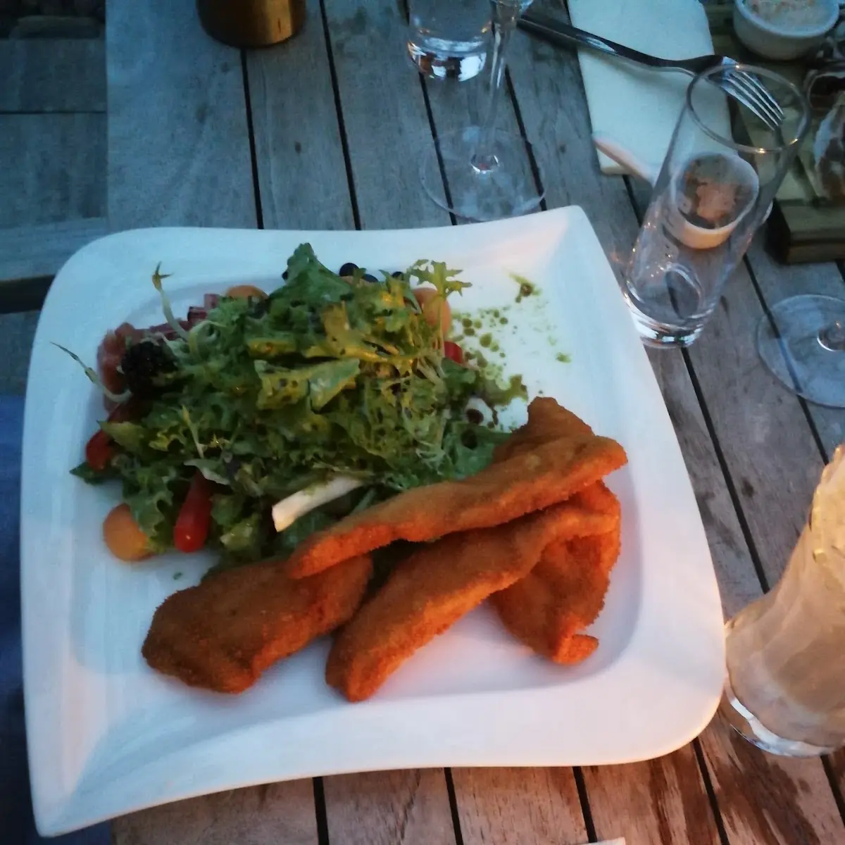 Salat Mit Backhendl