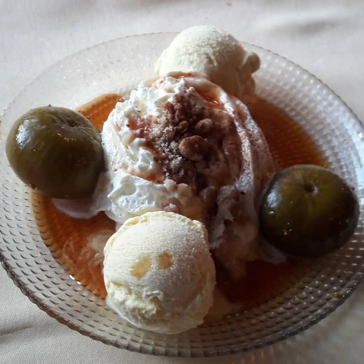Warme Feigen Mit Vanilleeis