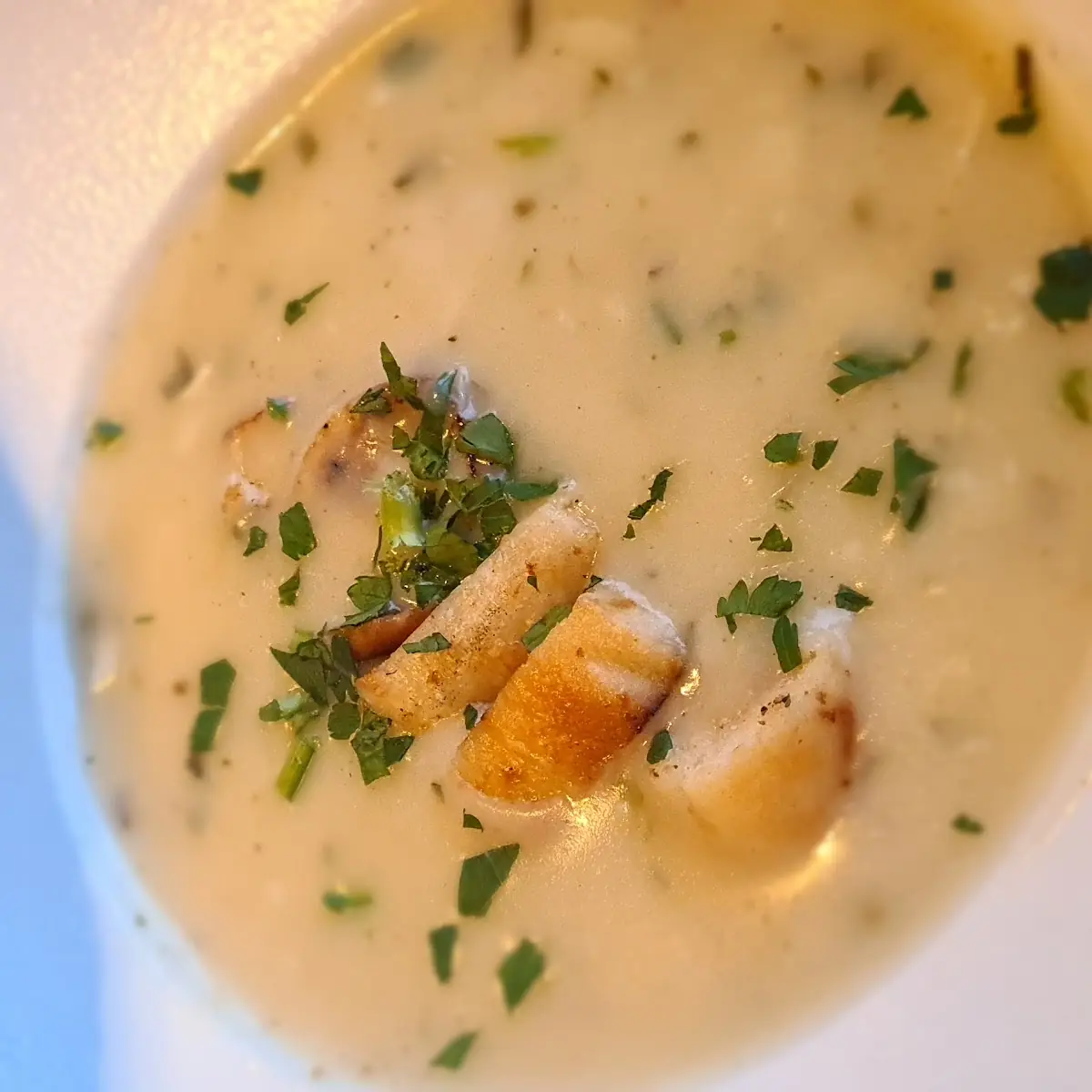 Knoblauchcremesuppe