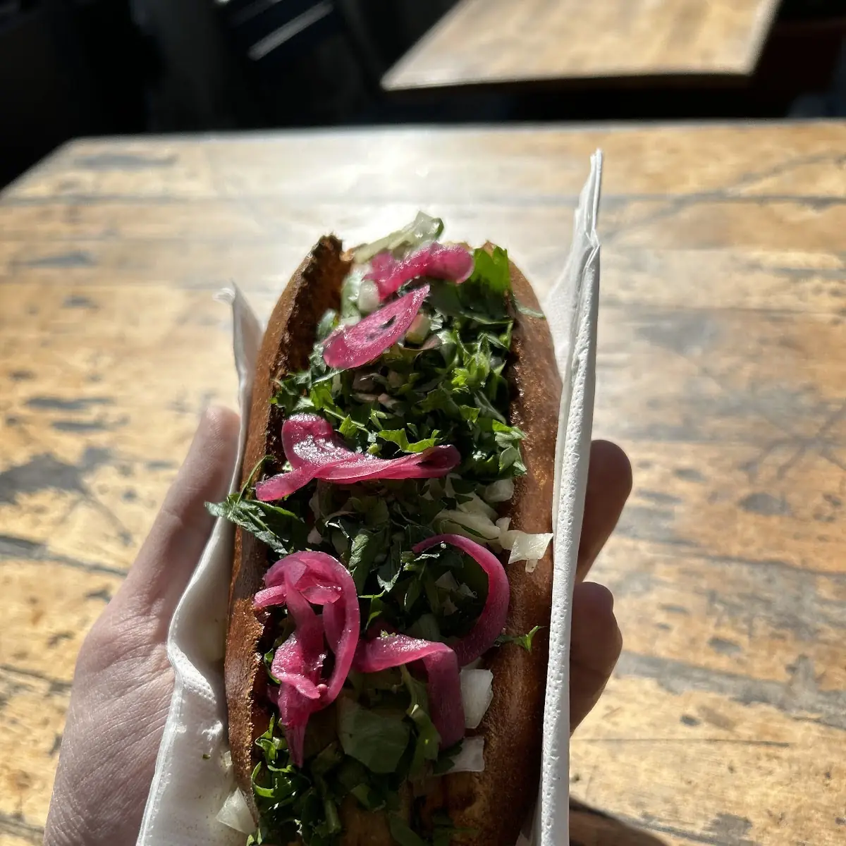 Hot Dog Mit Bio Frankfurter