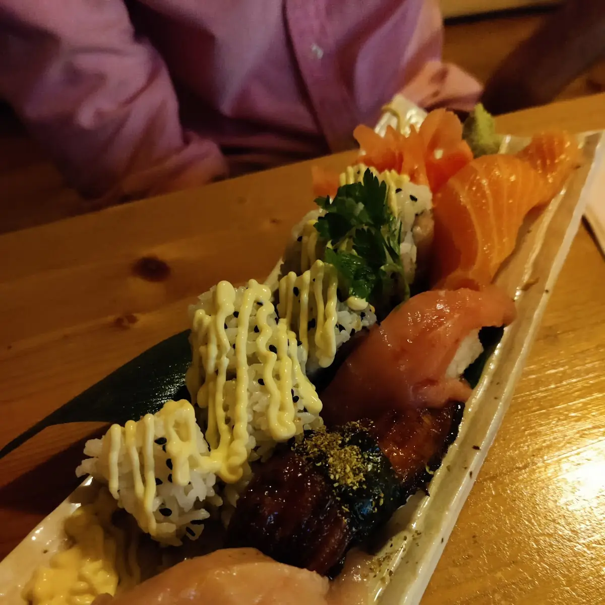 Nigiri O-toro Fatty Tuna Unagi Eel Chu-toro Tuna Shake Salmon And California Maki