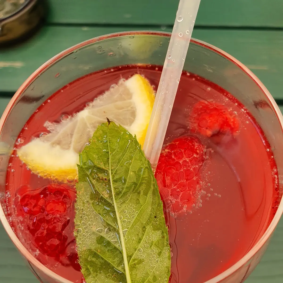 Himbeergetränk Mit Minze