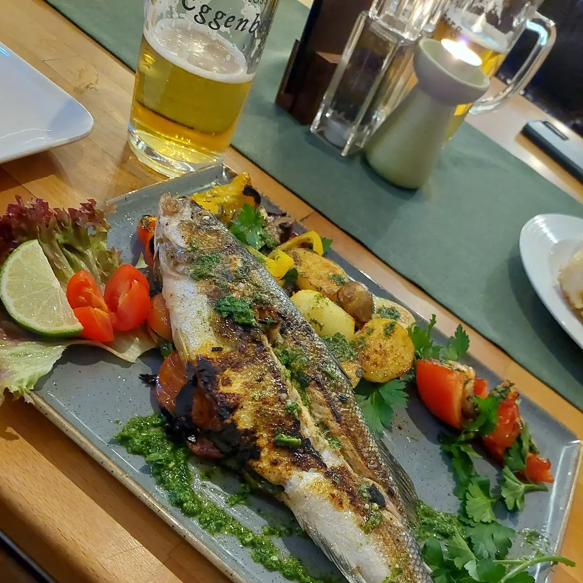 Wolfsbarsch Vom Grill