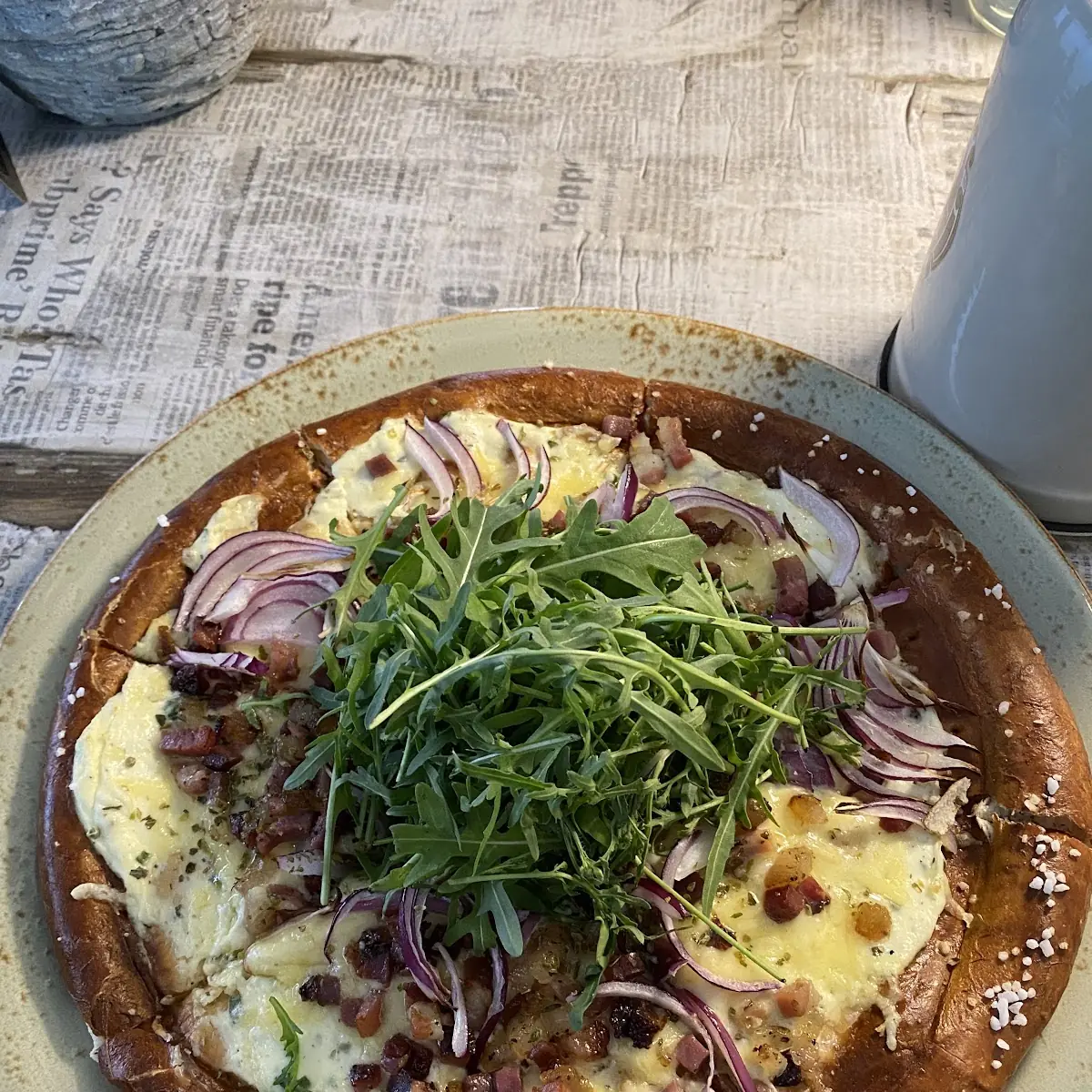 Brizza Mit Speck Und Zwiebeln
