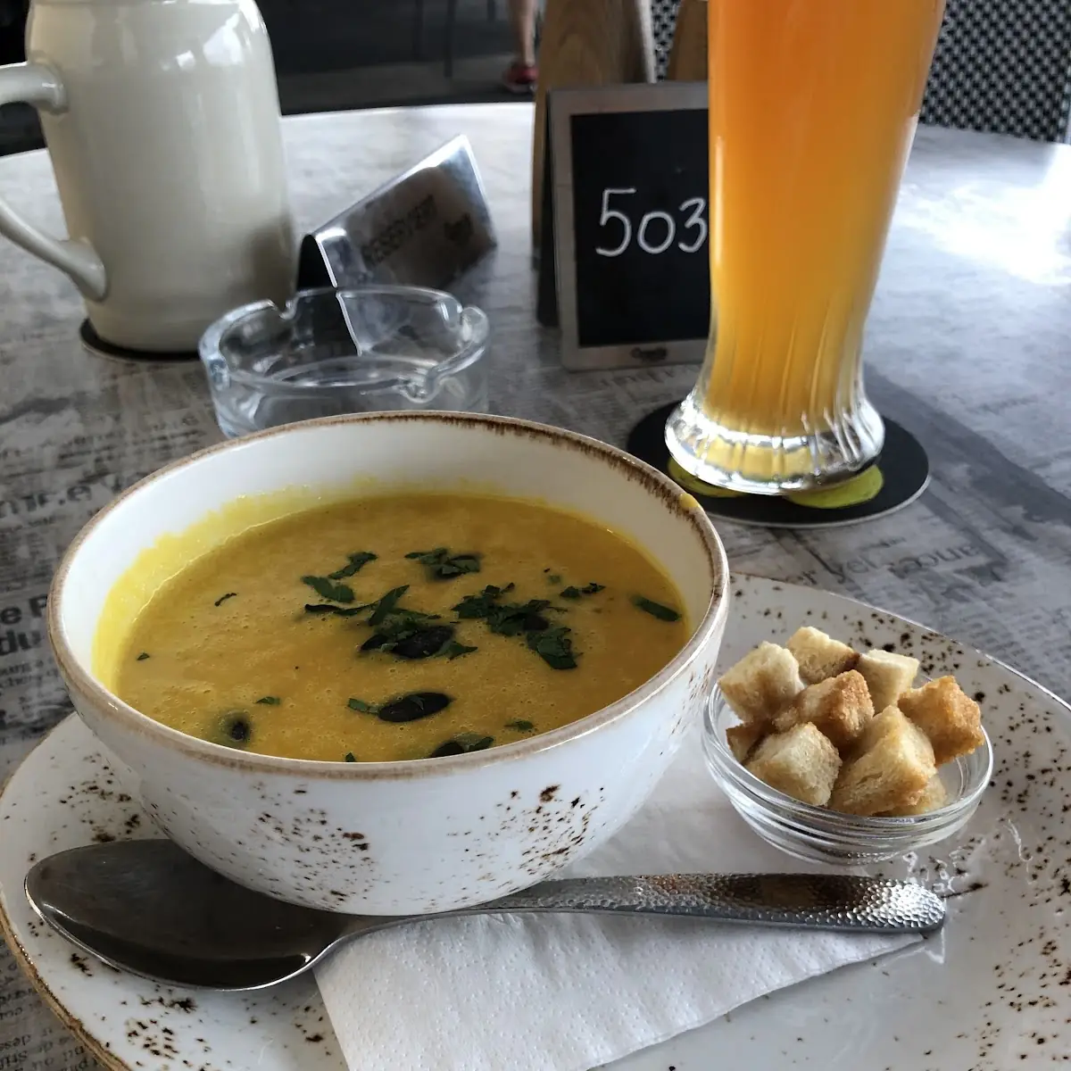 Kürbissuppe