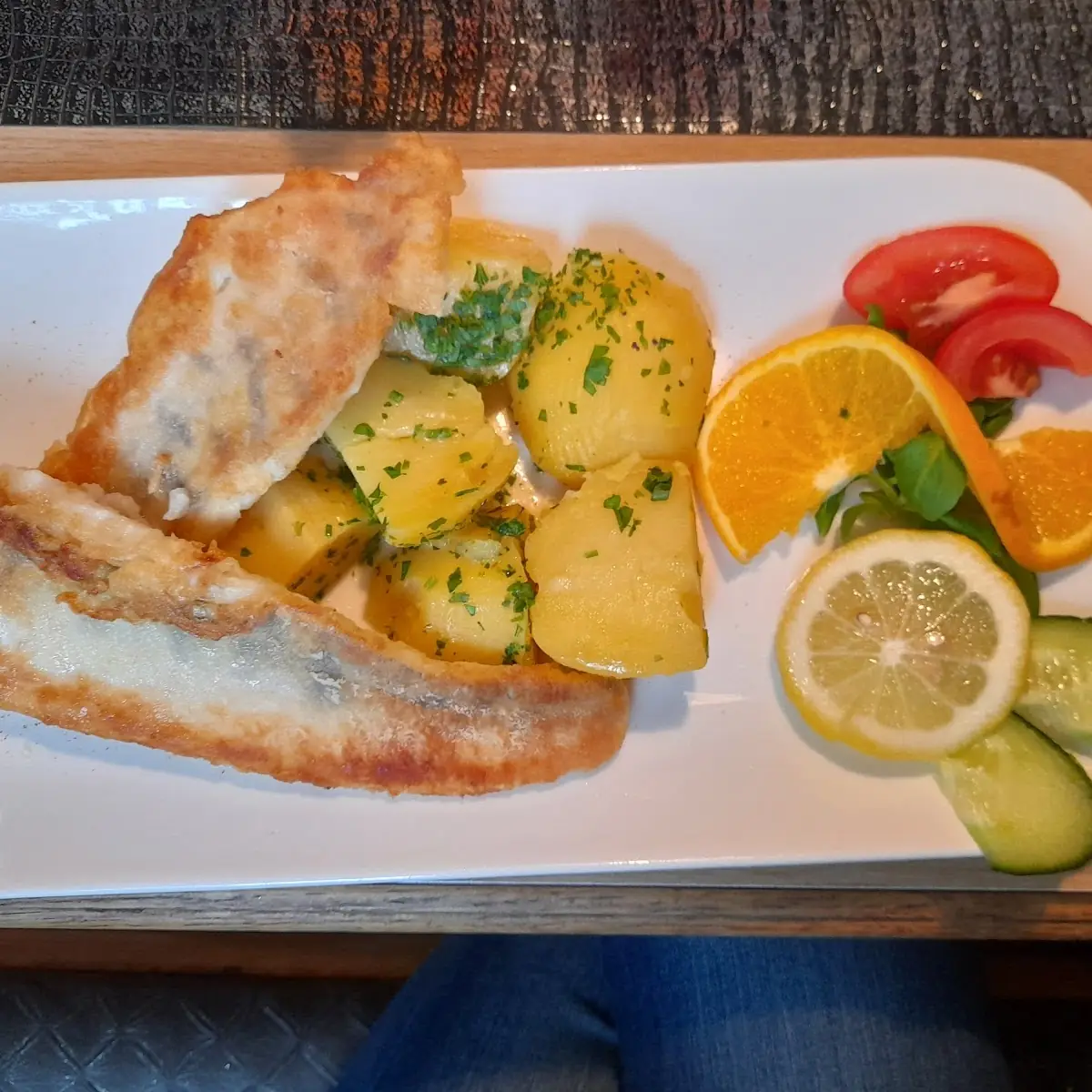 Fischfilet Mit Petersilkartoffeln