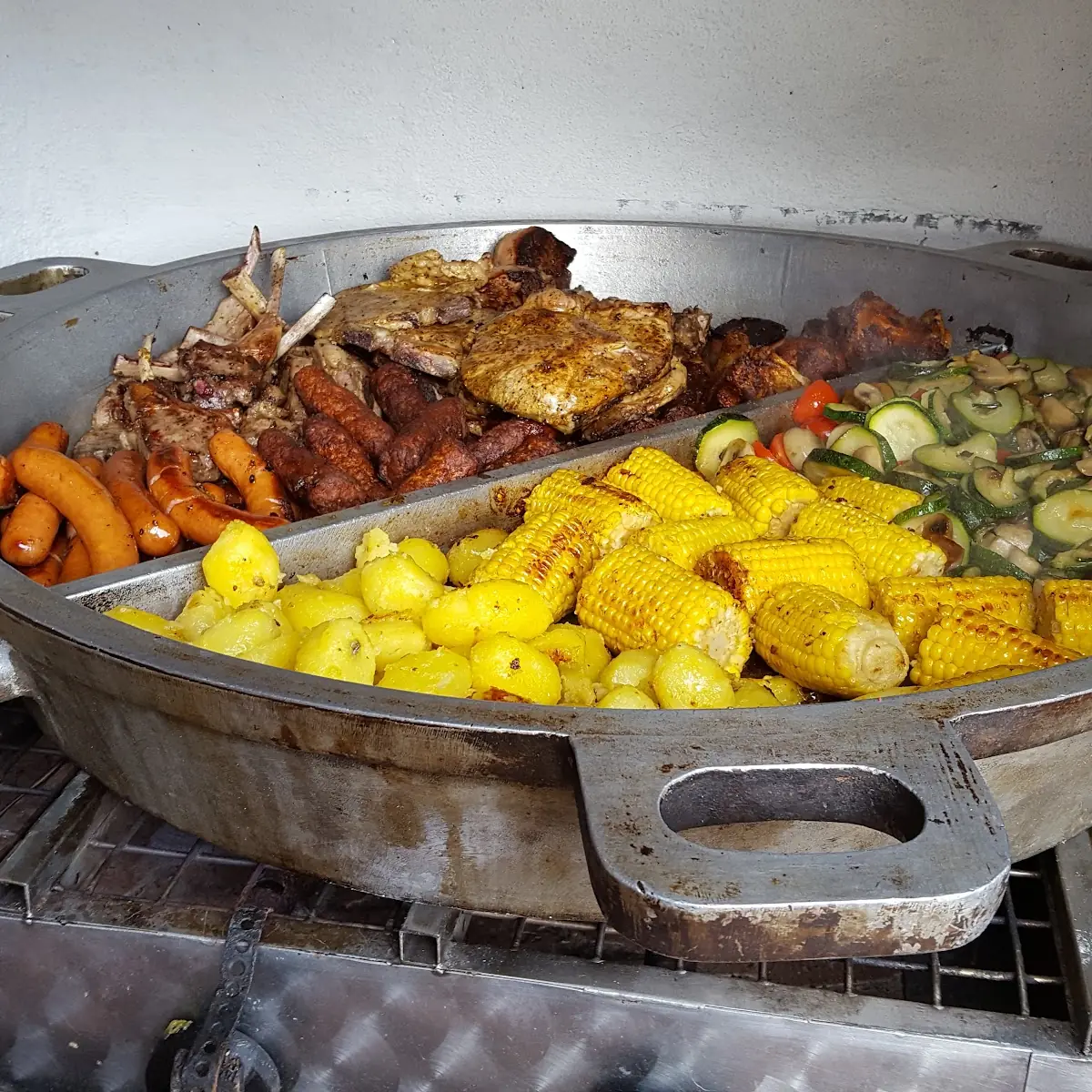Grillpfannengericht