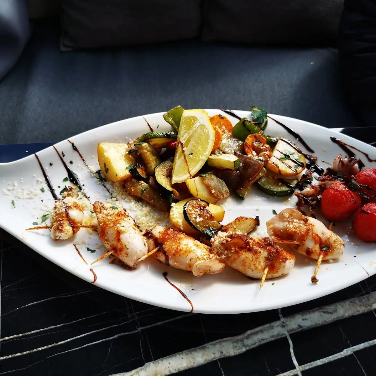 Gefüllte Calamri