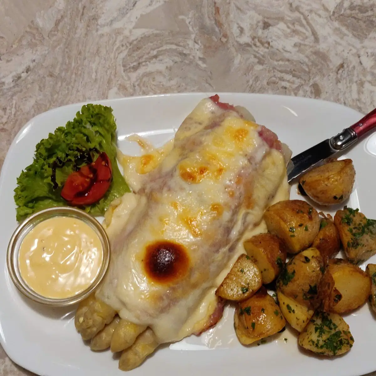 Spargel Cordon Bleu