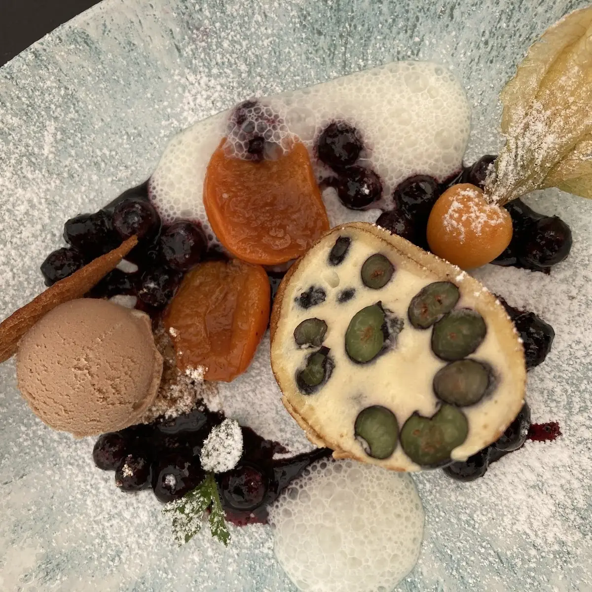Heidelbeer Crêpes Limetten